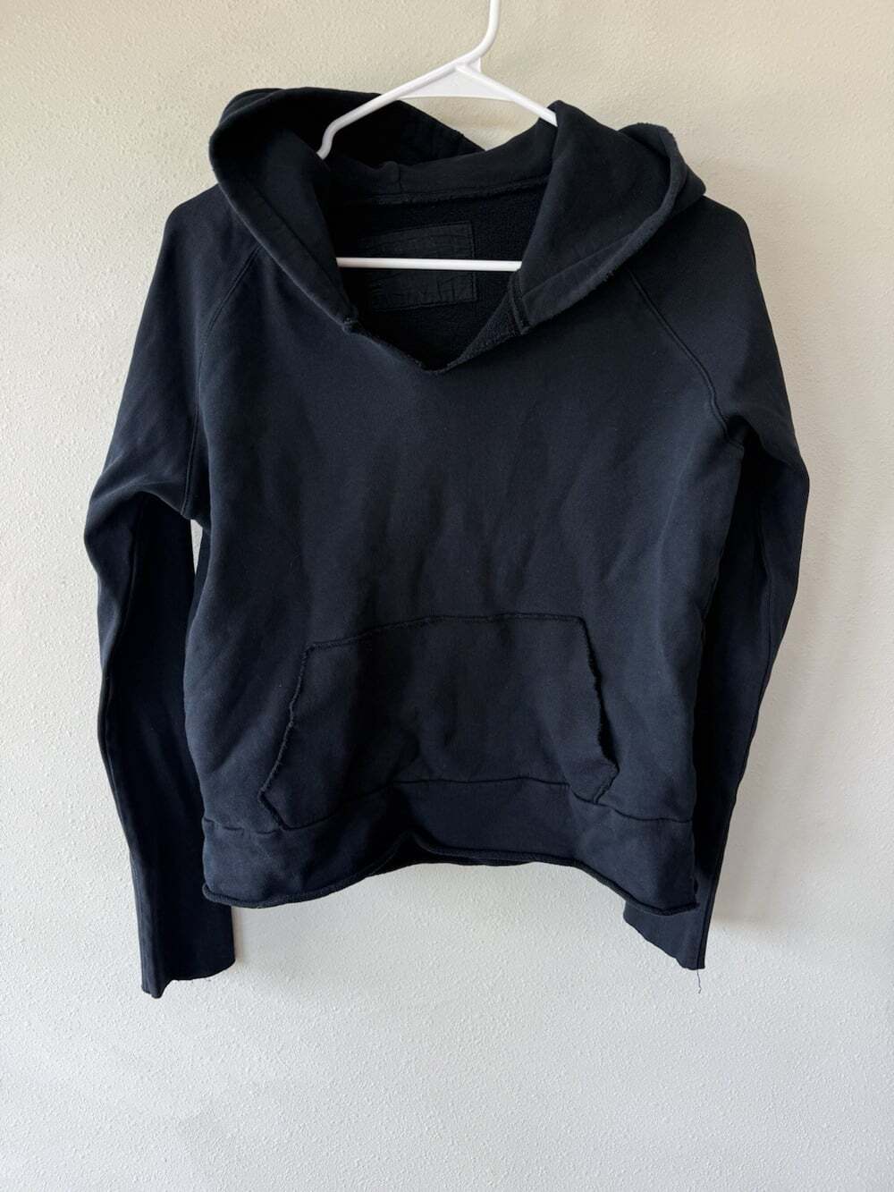 $228 Frank & Eileen Long Sleeve Sweatshirt Hooded Triple Fleece Womens Small S